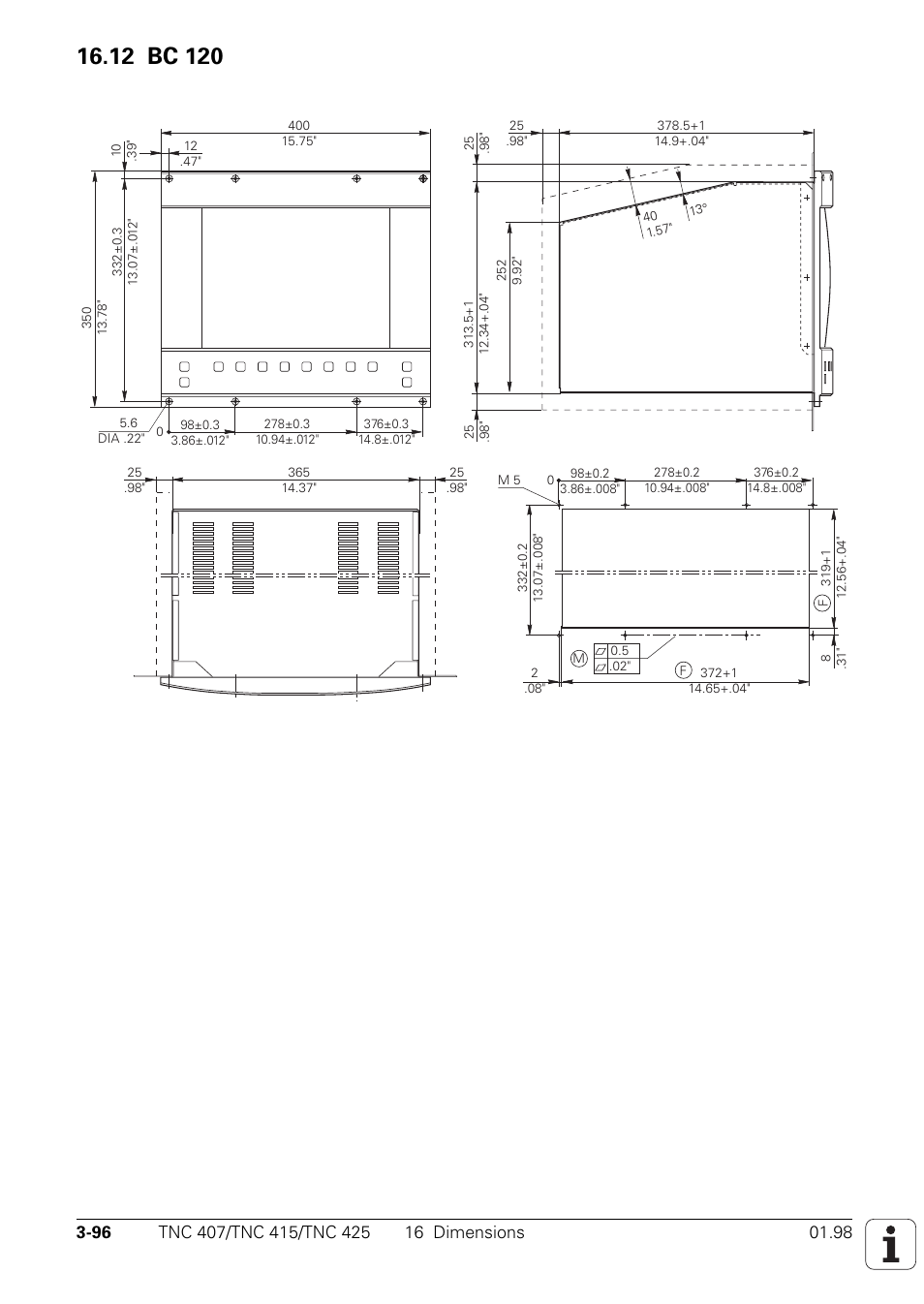 12 bc 120 | HEIDENHAIN TNC 407 (243 020) Technical Manual User Manual | Page 125 / 752