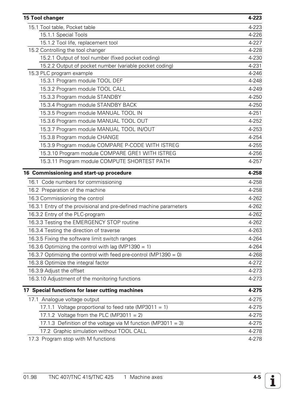 HEIDENHAIN TNC 407 (243 020) Technical Manual User Manual | Page 130 / 752