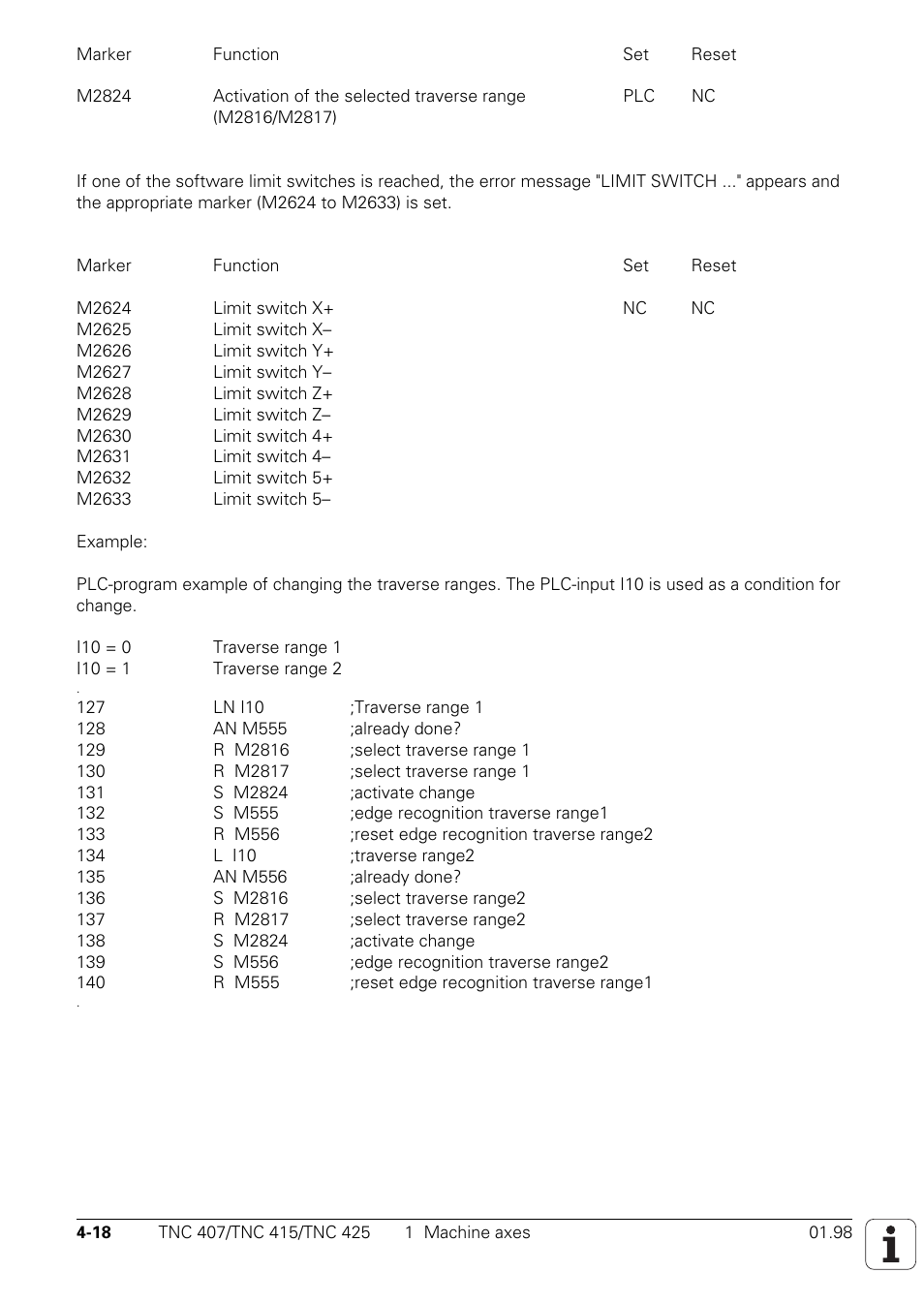 HEIDENHAIN TNC 407 (243 020) Technical Manual User Manual | Page 143 / 752