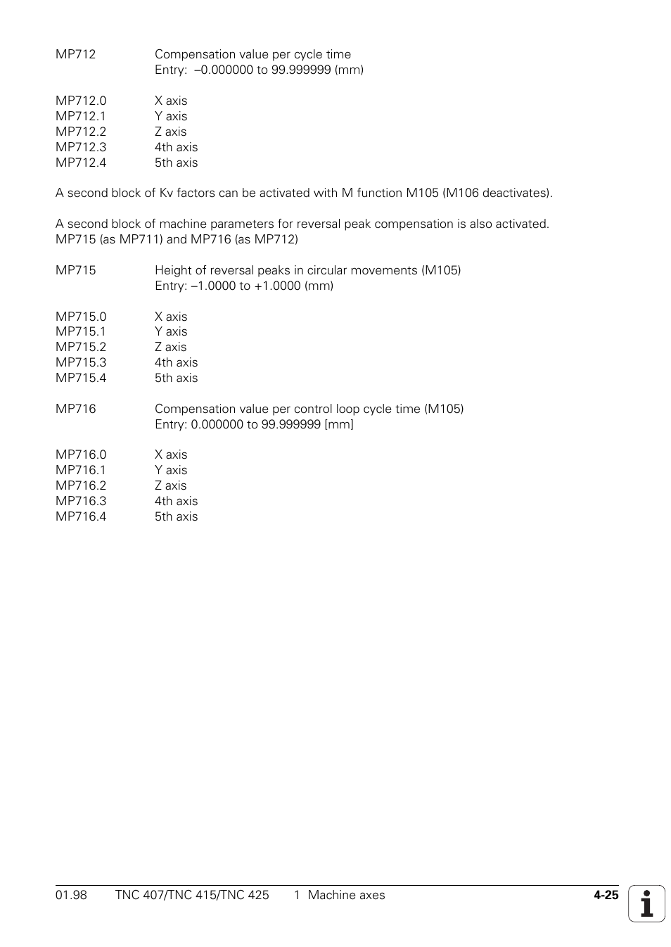 HEIDENHAIN TNC 407 (243 020) Technical Manual User Manual | Page 150 / 752