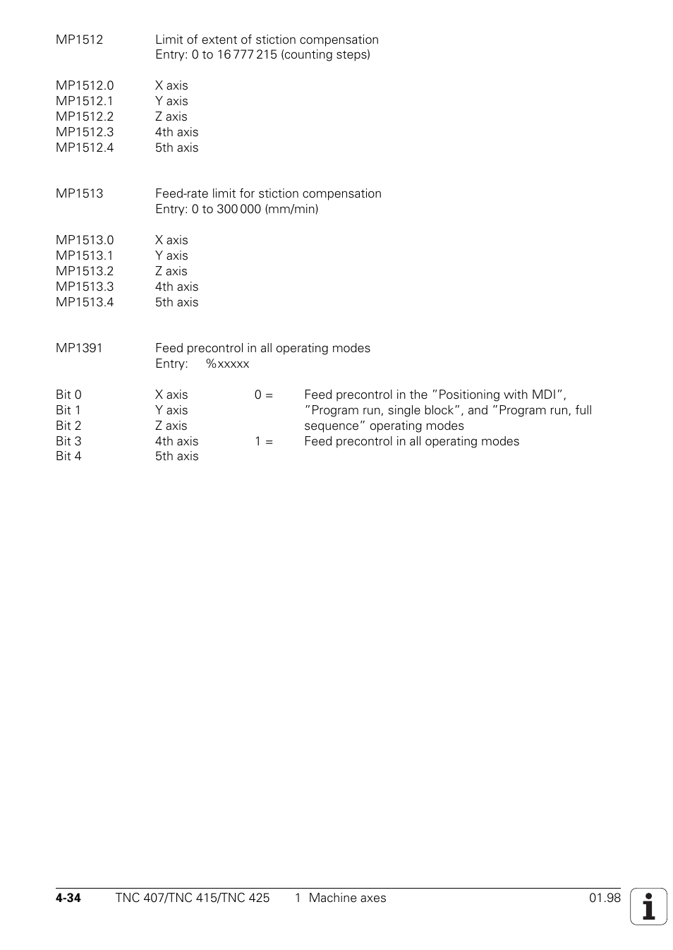 HEIDENHAIN TNC 407 (243 020) Technical Manual User Manual | Page 159 / 752