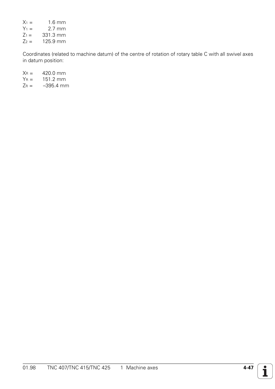 HEIDENHAIN TNC 407 (243 020) Technical Manual User Manual | Page 172 / 752