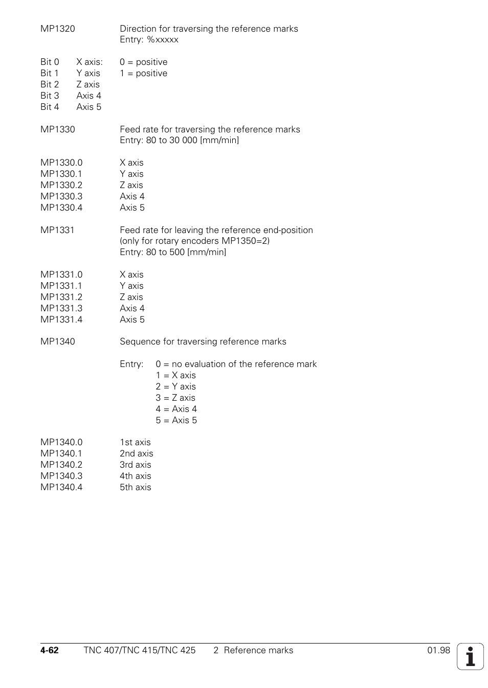 HEIDENHAIN TNC 407 (243 020) Technical Manual User Manual | Page 187 / 752
