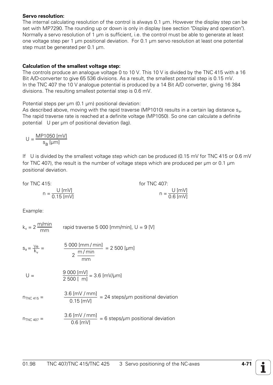 HEIDENHAIN TNC 407 (243 020) Technical Manual User Manual | Page 196 / 752