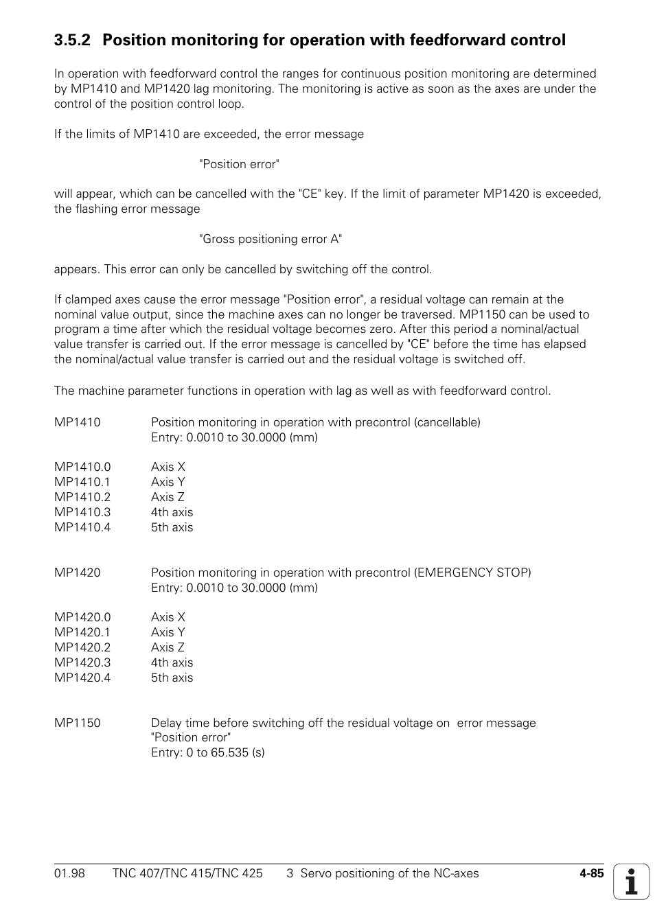 HEIDENHAIN TNC 407 (243 020) Technical Manual User Manual | Page 210 / 752