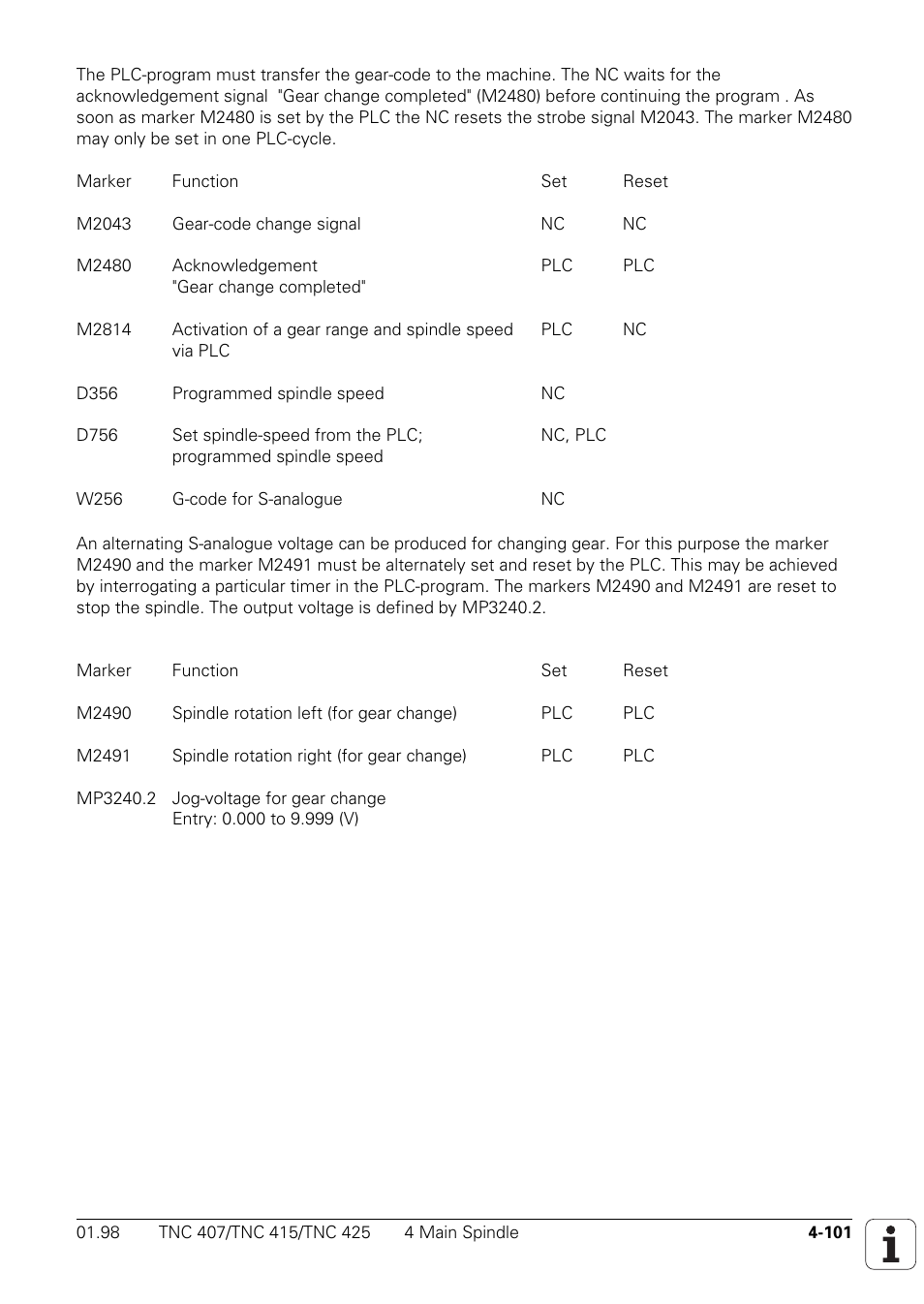 HEIDENHAIN TNC 407 (243 020) Technical Manual User Manual | Page 226 / 752