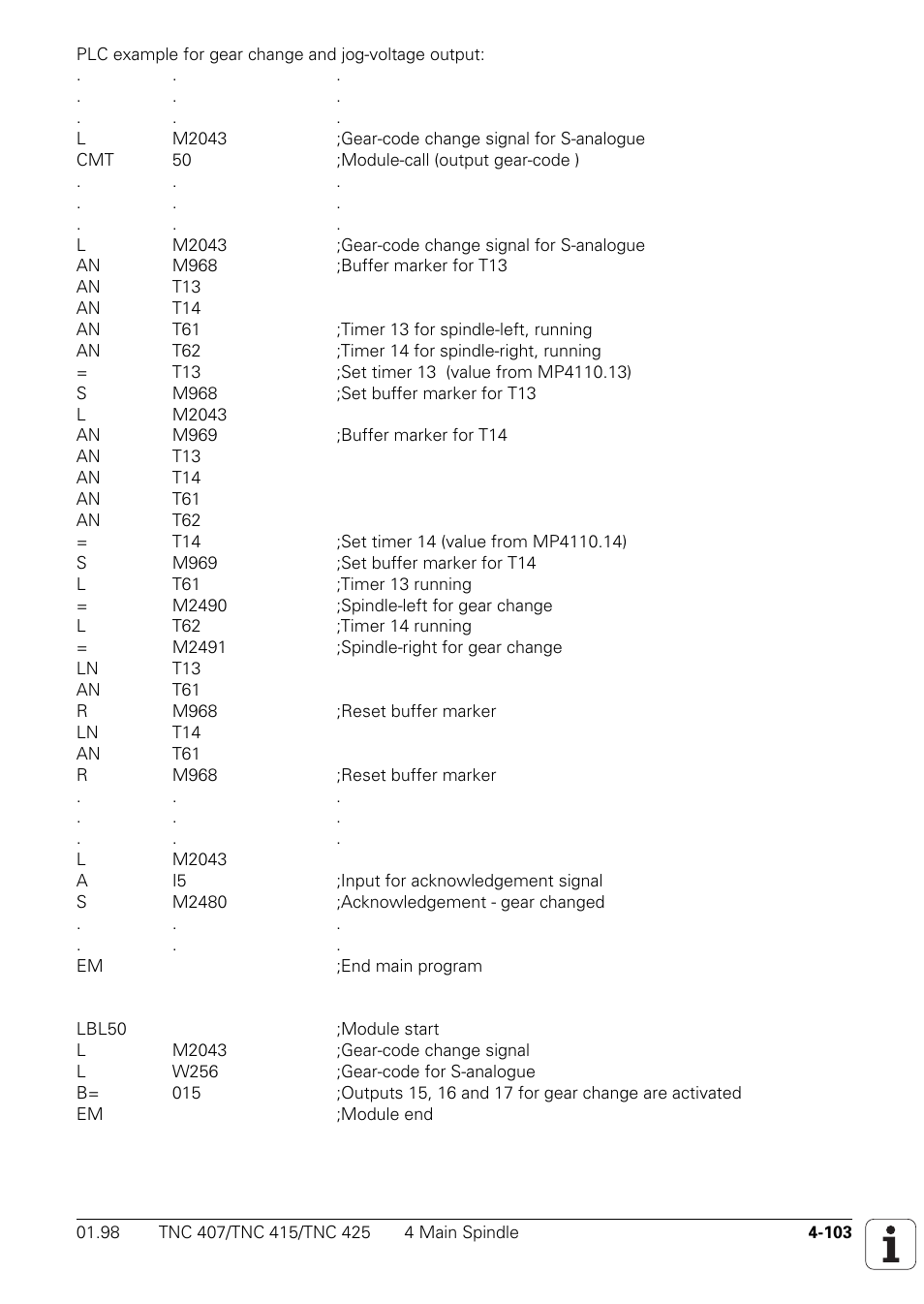 HEIDENHAIN TNC 407 (243 020) Technical Manual User Manual | Page 228 / 752