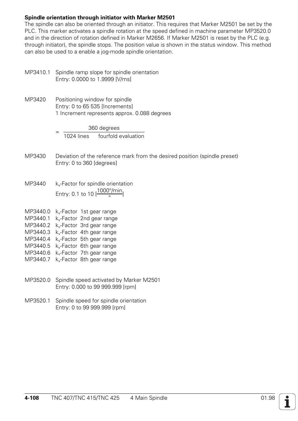 HEIDENHAIN TNC 407 (243 020) Technical Manual User Manual | Page 233 / 752