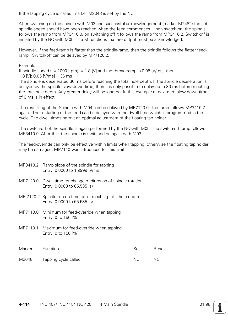 HEIDENHAIN TNC 407 (243 020) Technical Manual User Manual | Page 239 / 752
