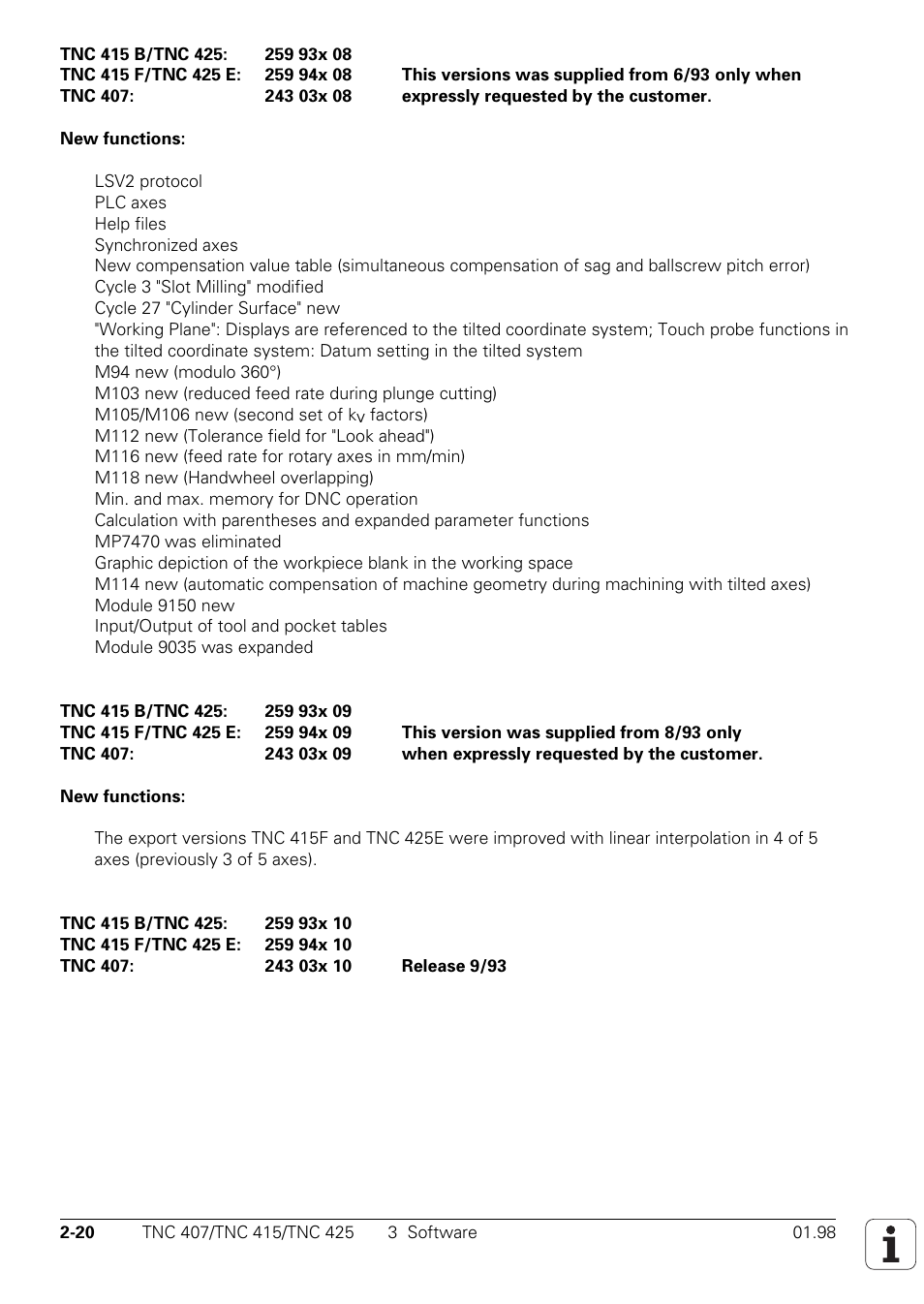 HEIDENHAIN TNC 407 (243 020) Technical Manual User Manual | Page 24 / 752