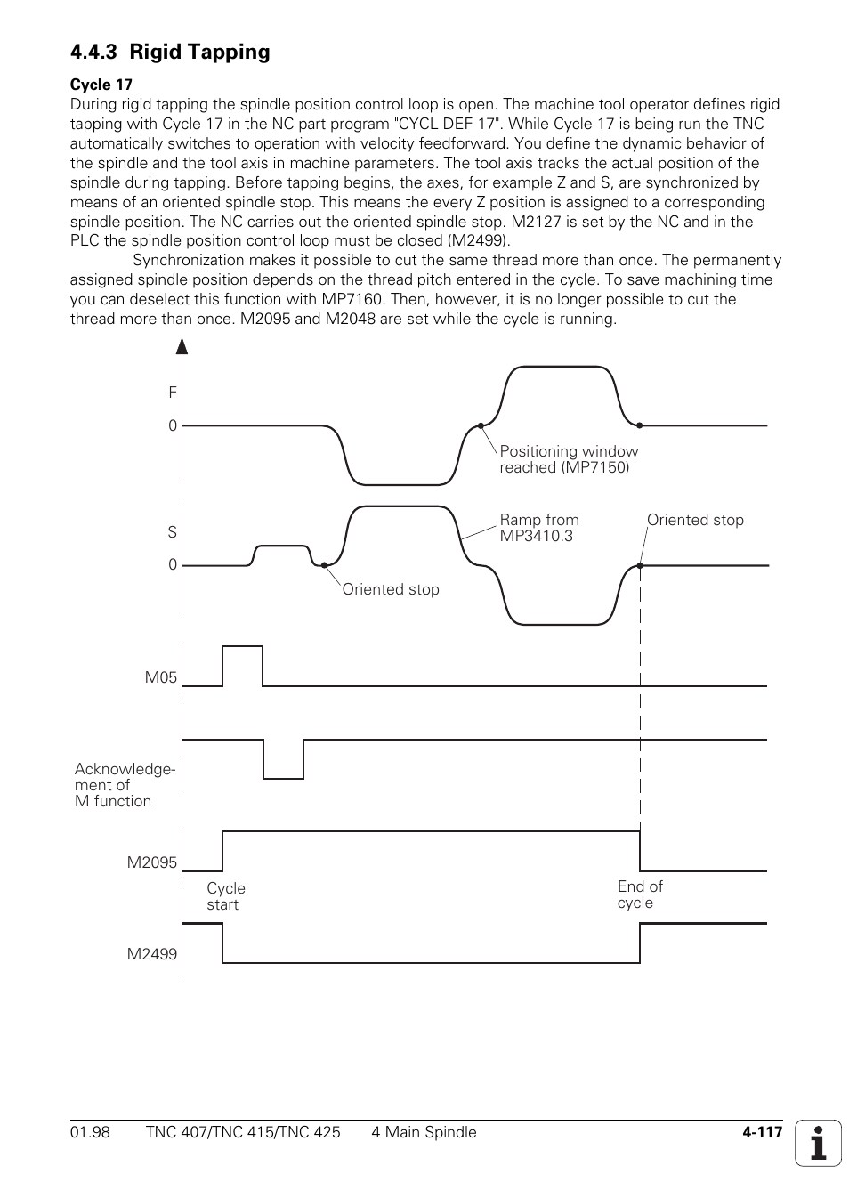 3 rigid tapping | HEIDENHAIN TNC 407 (243 020) Technical Manual User Manual | Page 242 / 752