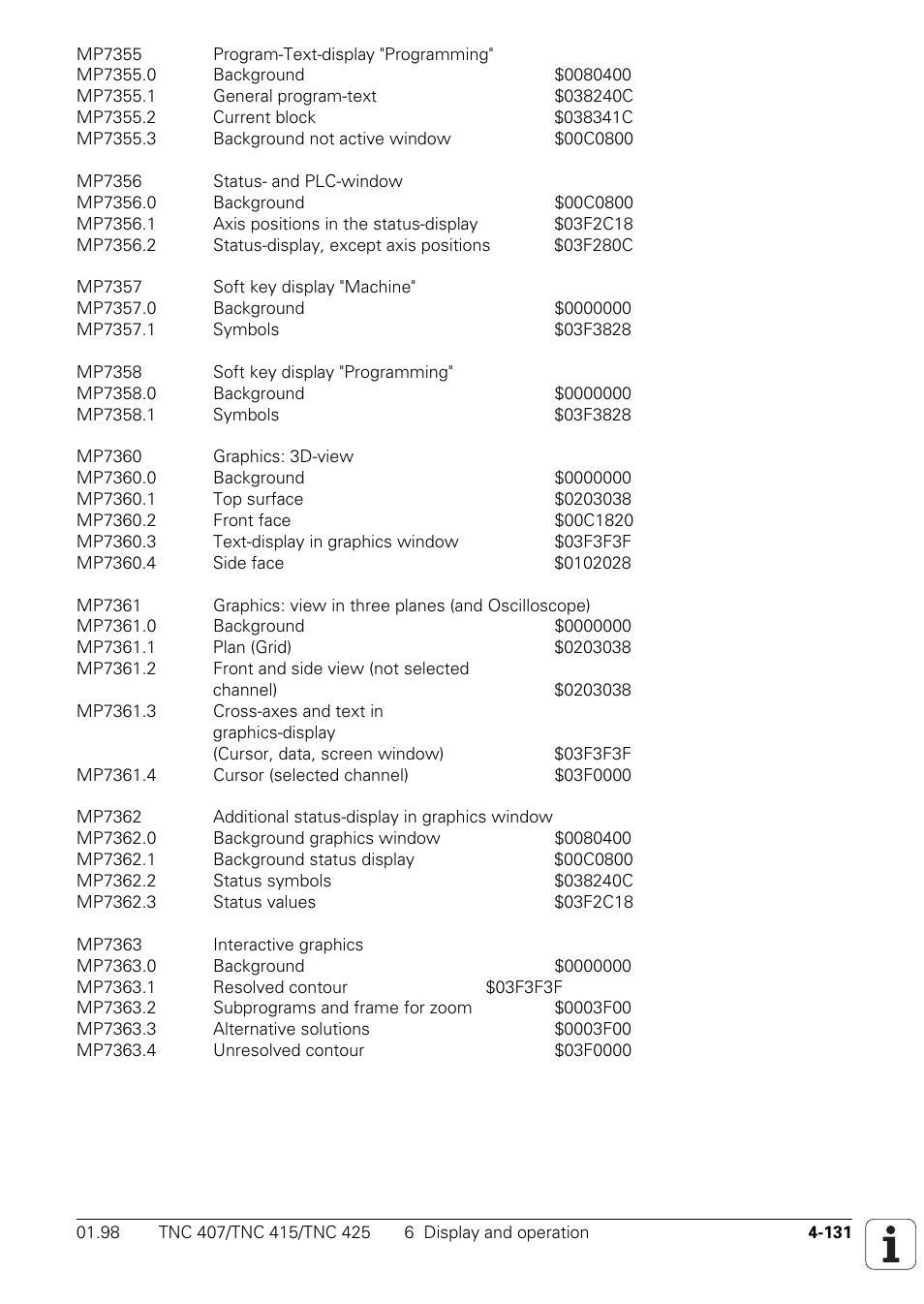 HEIDENHAIN TNC 407 (243 020) Technical Manual User Manual | Page 256 / 752