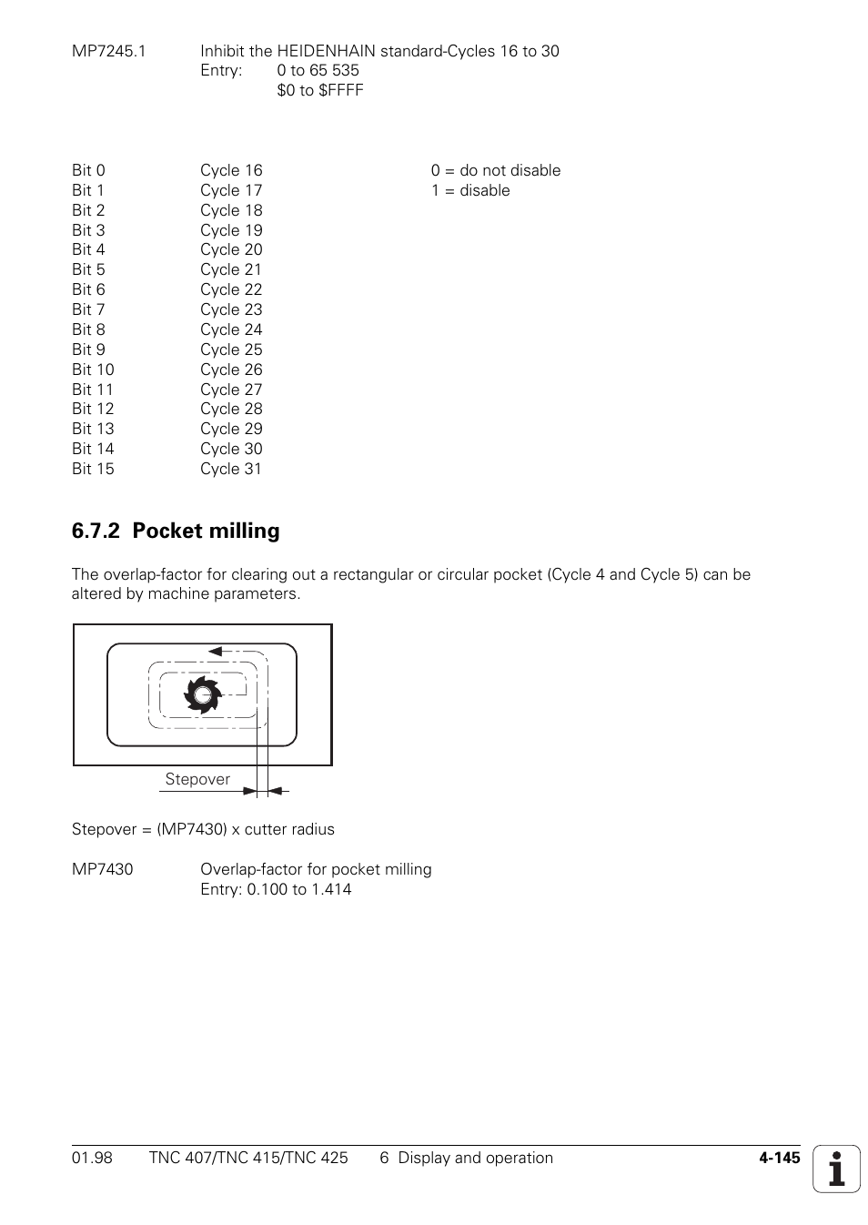 2 pocket milling | HEIDENHAIN TNC 407 (243 020) Technical Manual User Manual | Page 270 / 752