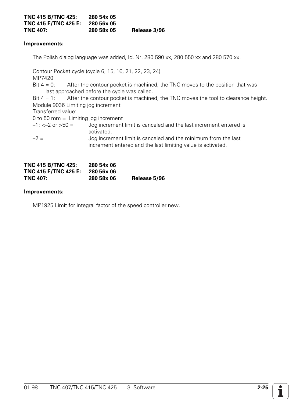 HEIDENHAIN TNC 407 (243 020) Technical Manual User Manual | Page 29 / 752