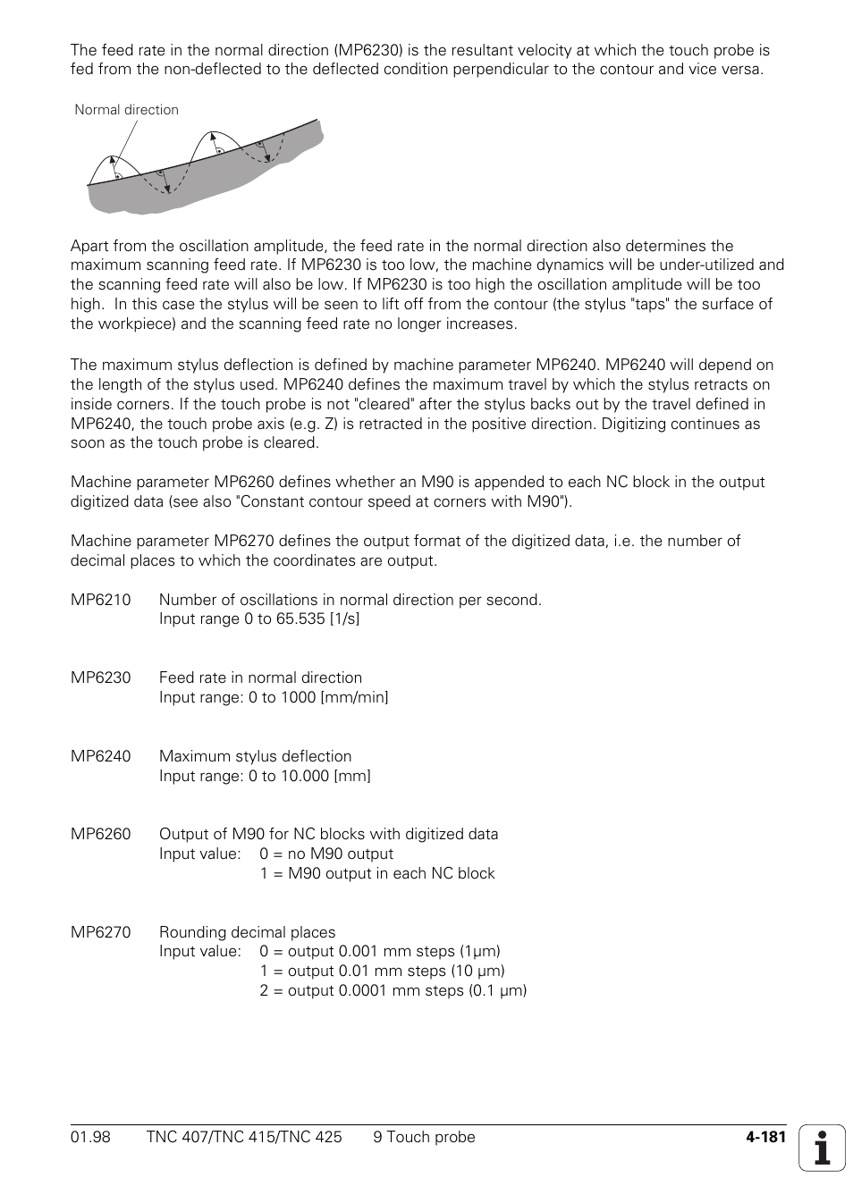 HEIDENHAIN TNC 407 (243 020) Technical Manual User Manual | Page 306 / 752