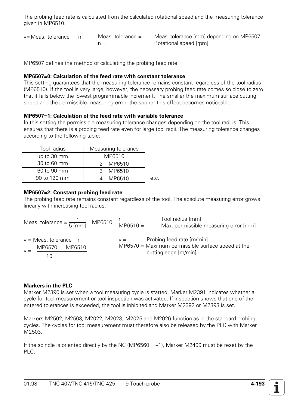 HEIDENHAIN TNC 407 (243 020) Technical Manual User Manual | Page 318 / 752