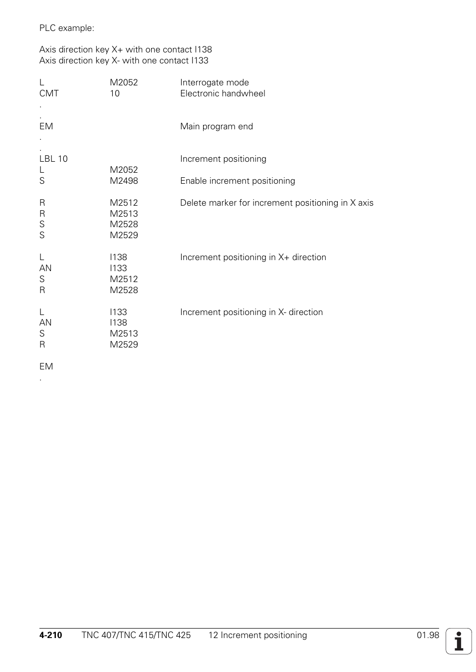 HEIDENHAIN TNC 407 (243 020) Technical Manual User Manual | Page 335 / 752