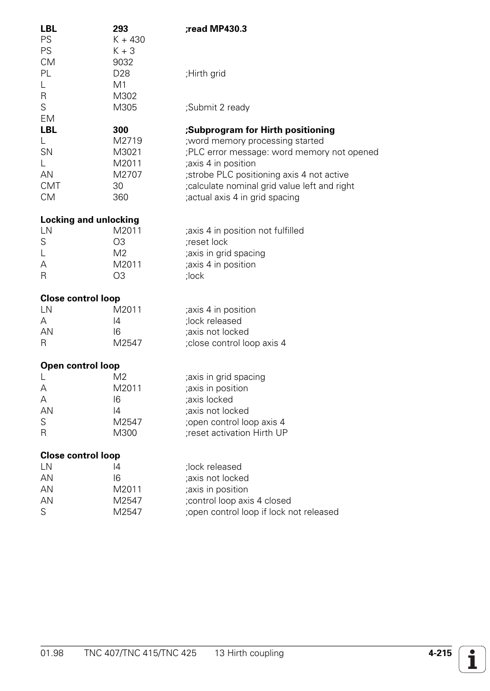 HEIDENHAIN TNC 407 (243 020) Technical Manual User Manual | Page 340 / 752