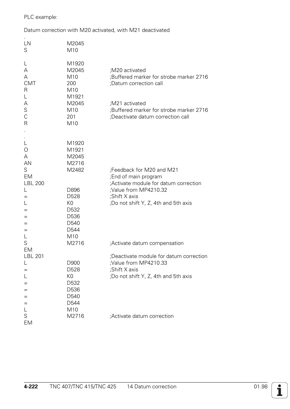 HEIDENHAIN TNC 407 (243 020) Technical Manual User Manual | Page 347 / 752
