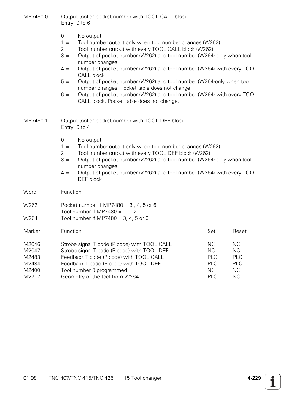 HEIDENHAIN TNC 407 (243 020) Technical Manual User Manual | Page 354 / 752