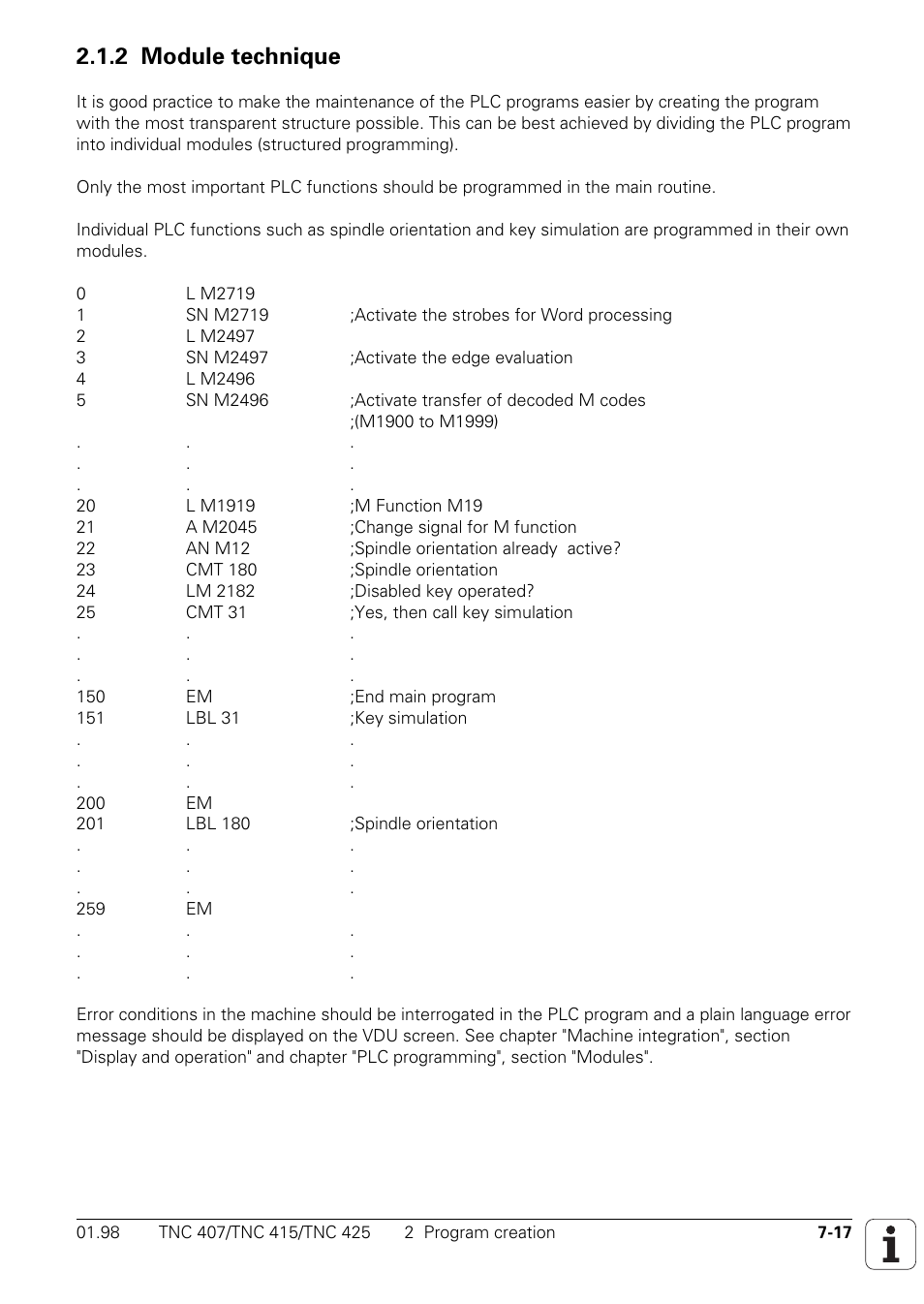 2 module technique | HEIDENHAIN TNC 407 (243 020) Technical Manual User Manual | Page 478 / 752