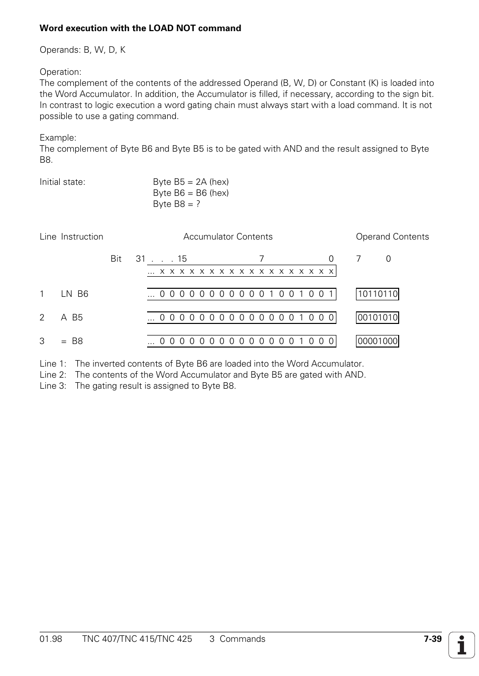 HEIDENHAIN TNC 407 (243 020) Technical Manual User Manual | Page 500 / 752