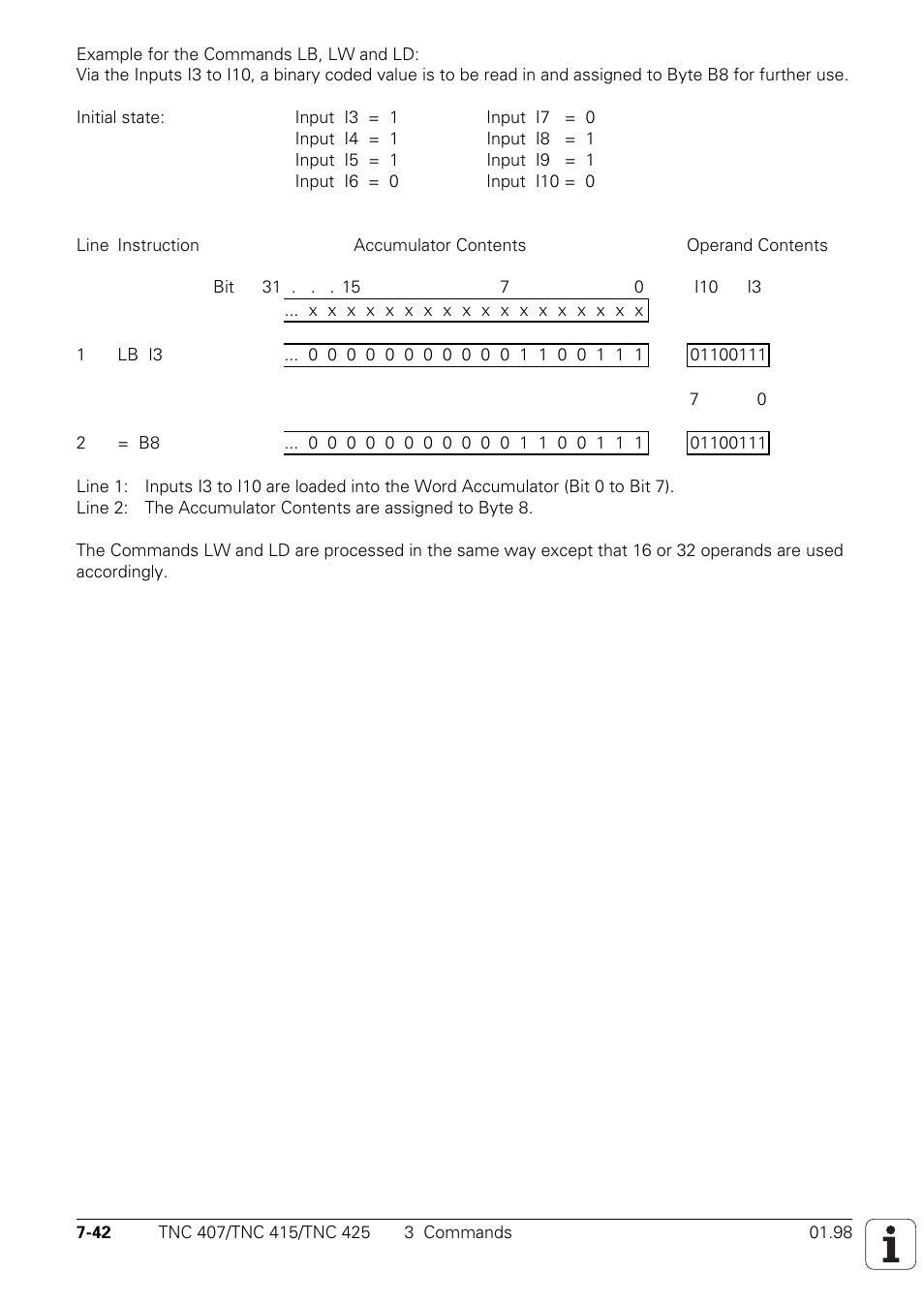 HEIDENHAIN TNC 407 (243 020) Technical Manual User Manual | Page 503 / 752