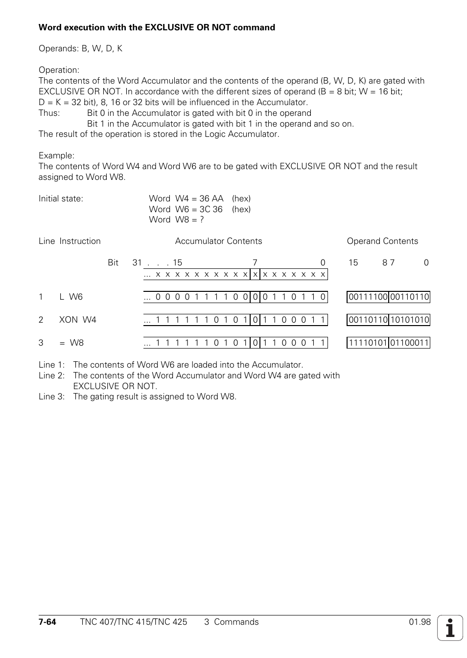 HEIDENHAIN TNC 407 (243 020) Technical Manual User Manual | Page 525 / 752
