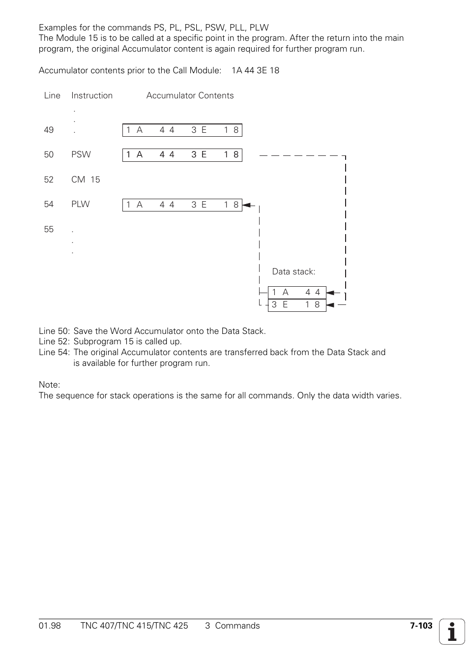 HEIDENHAIN TNC 407 (243 020) Technical Manual User Manual | Page 564 / 752