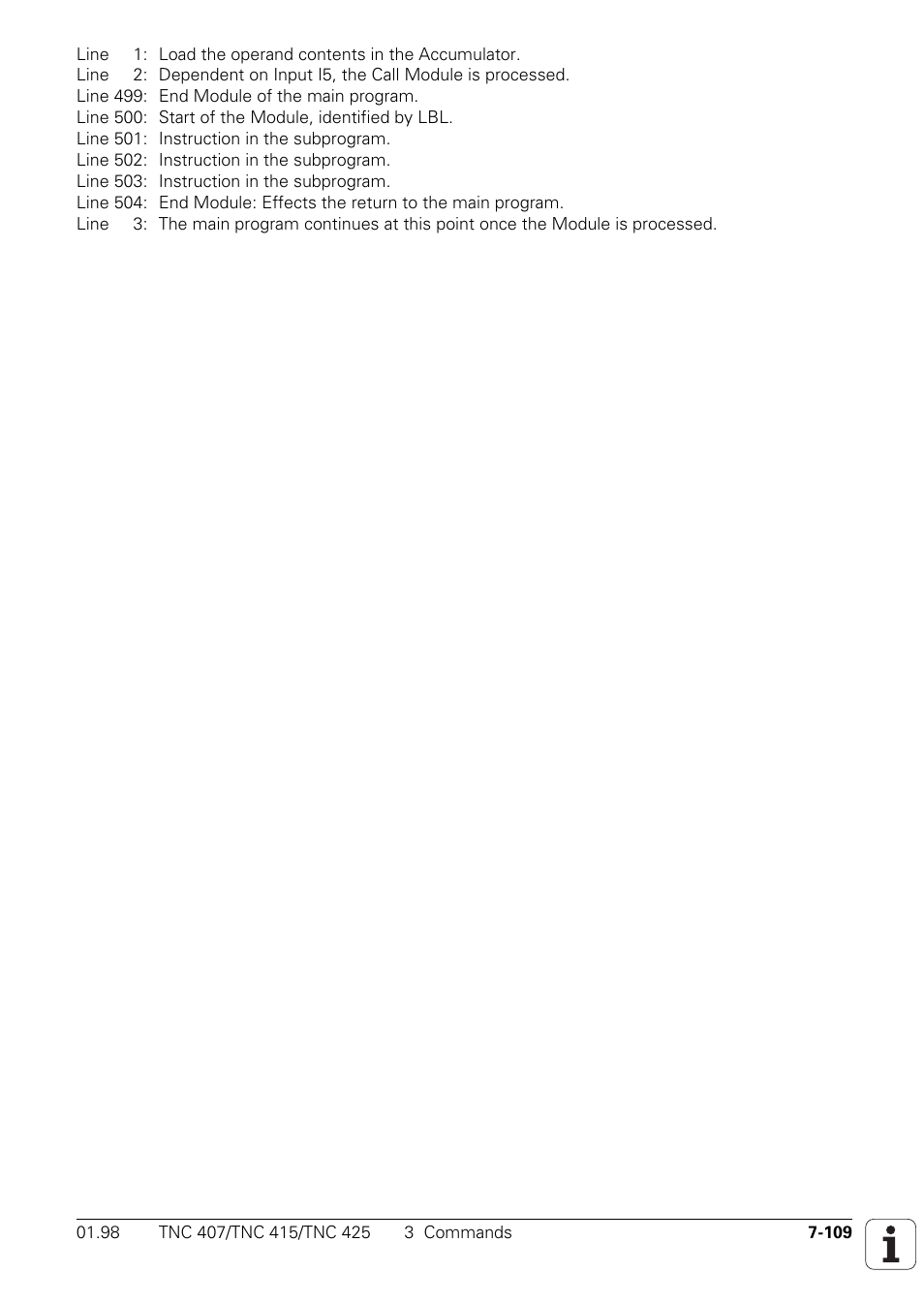 HEIDENHAIN TNC 407 (243 020) Technical Manual User Manual | Page 570 / 752