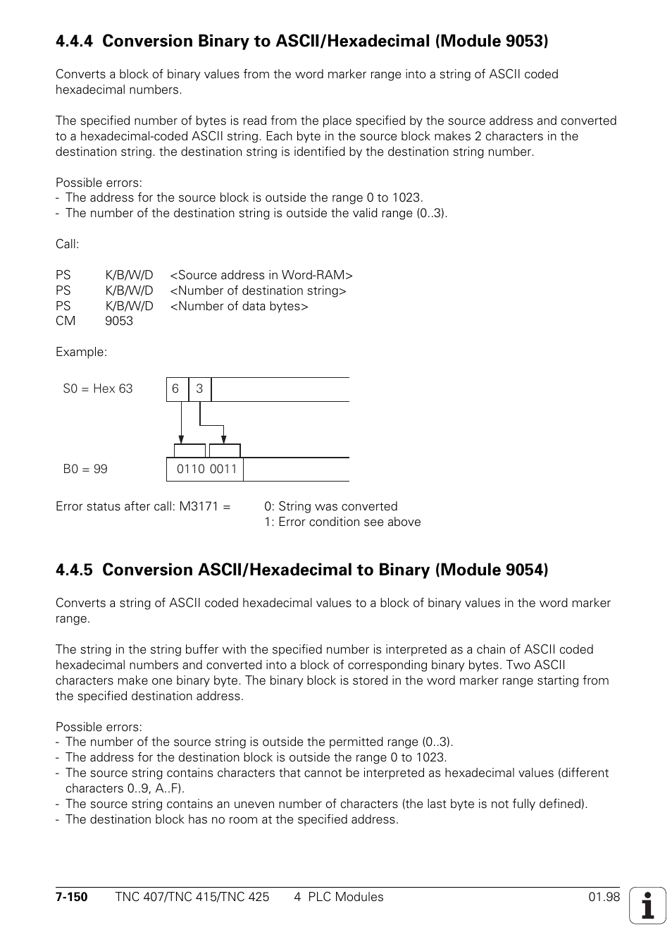 HEIDENHAIN TNC 407 (243 020) Technical Manual User Manual | Page 611 / 752