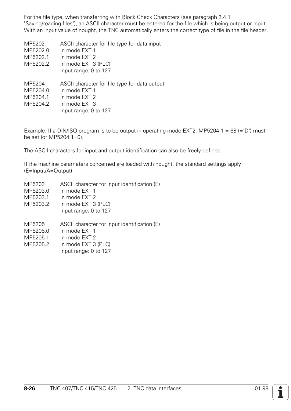 HEIDENHAIN TNC 407 (243 020) Technical Manual User Manual | Page 673 / 752