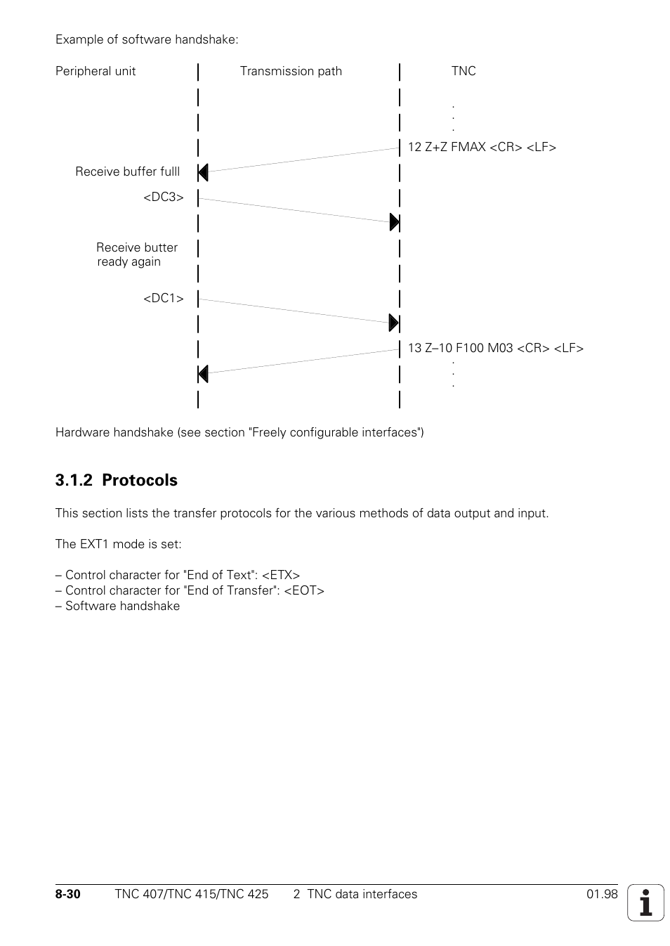 2 protocols | HEIDENHAIN TNC 407 (243 020) Technical Manual User Manual | Page 677 / 752