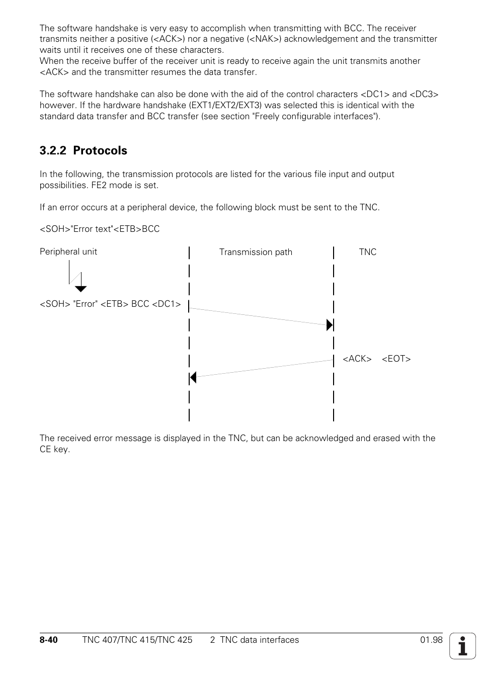 2 protocols | HEIDENHAIN TNC 407 (243 020) Technical Manual User Manual | Page 687 / 752