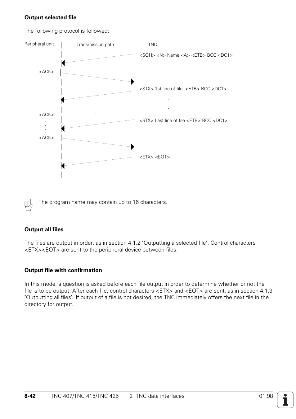 HEIDENHAIN TNC 407 (243 020) Technical Manual User Manual | Page 689 / 752