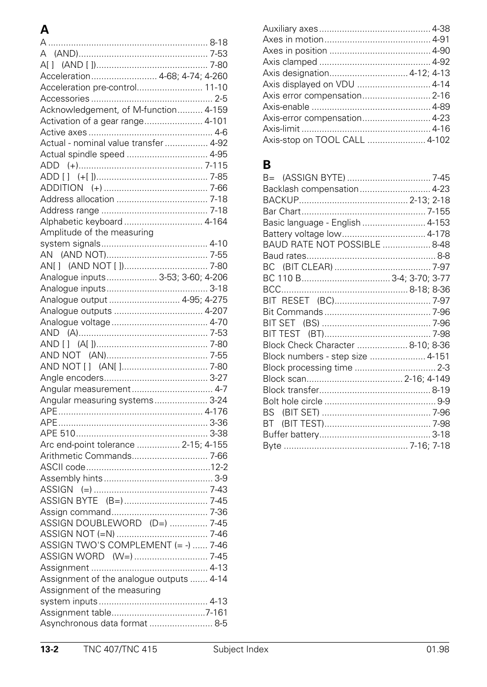 HEIDENHAIN TNC 407 (243 020) Technical Manual User Manual | Page 742 / 752
