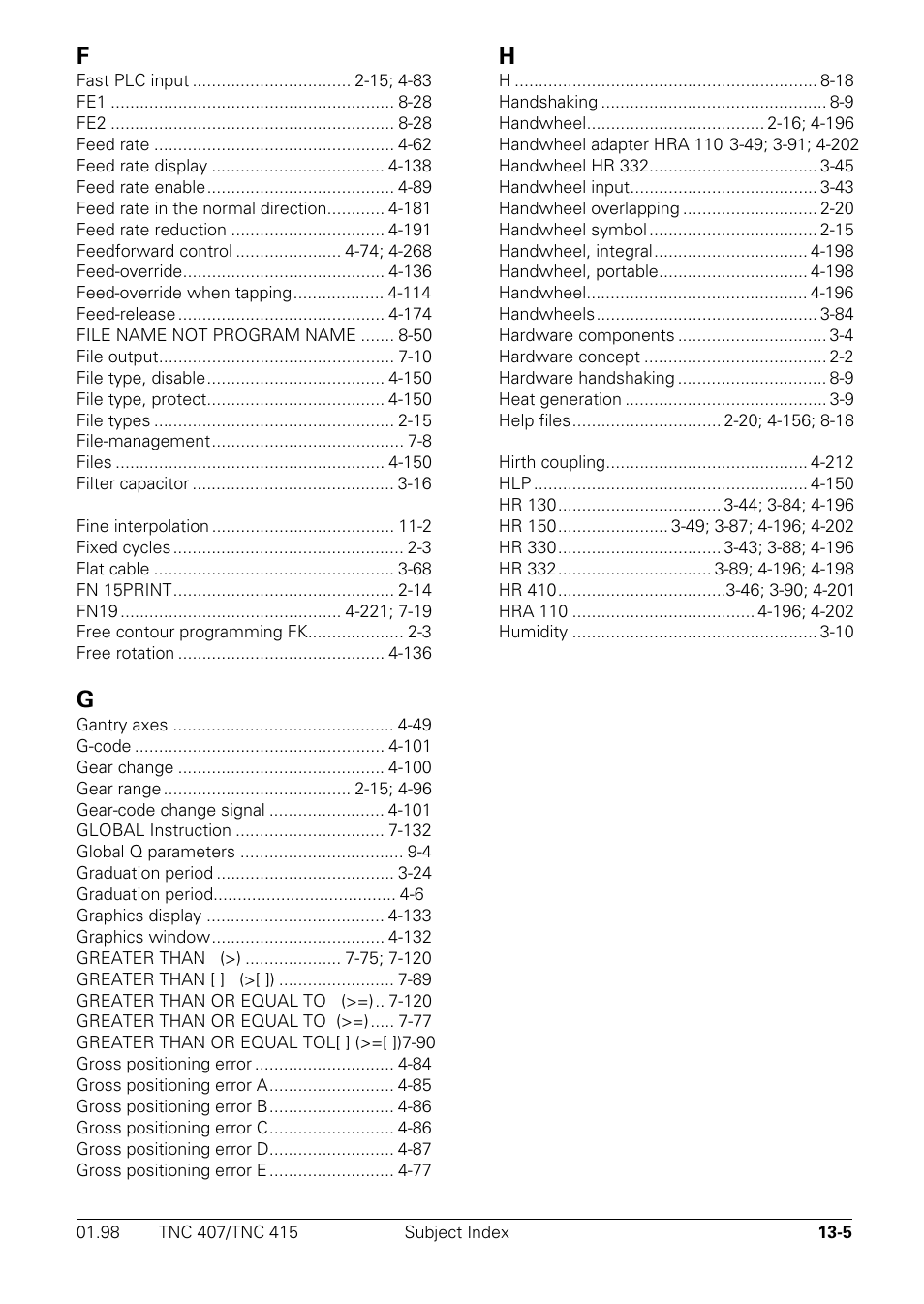 HEIDENHAIN TNC 407 (243 020) Technical Manual User Manual | Page 745 / 752