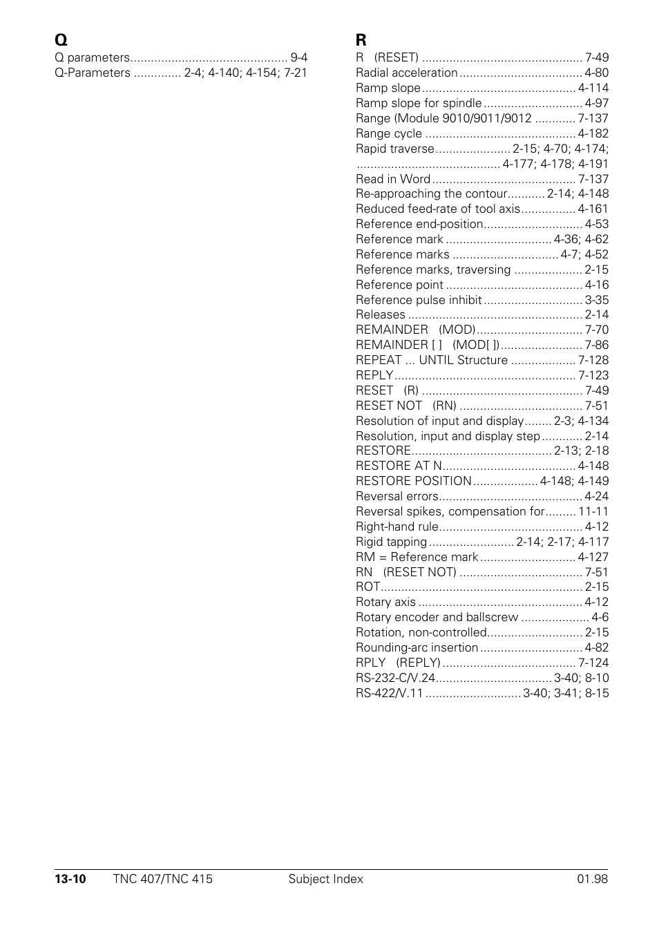 HEIDENHAIN TNC 407 (243 020) Technical Manual User Manual | Page 750 / 752