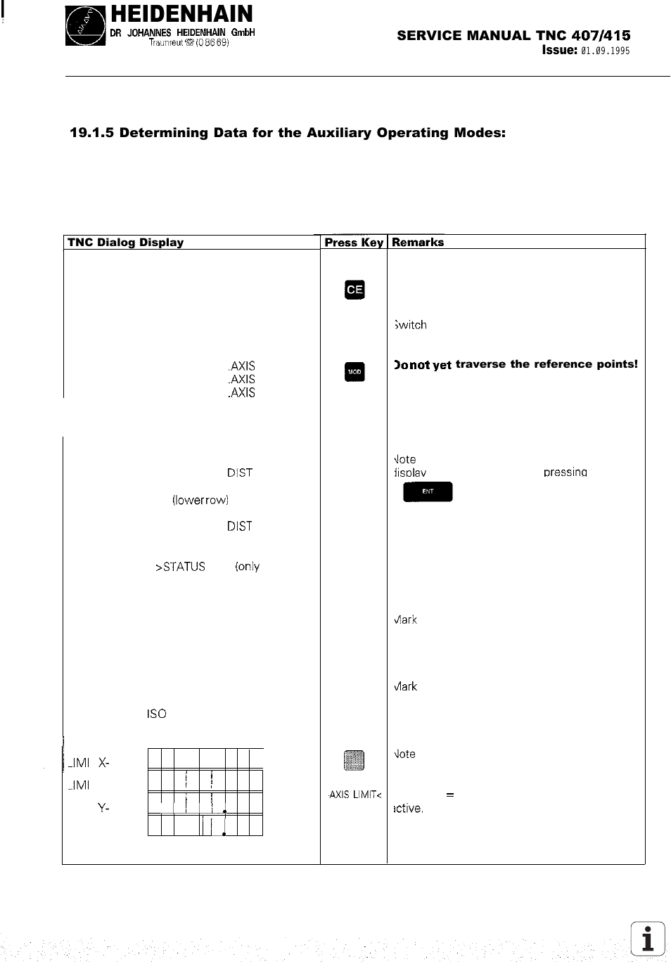 Heidenhain | HEIDENHAIN TNC 407 (243 020) Service Manual User Manual | Page 110 / 195