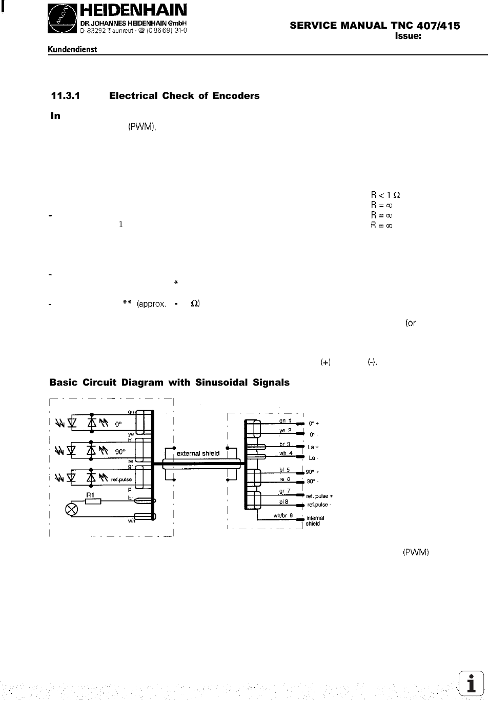 HEIDENHAIN TNC 407 (243 020) Service Manual User Manual | Page 59 / 195