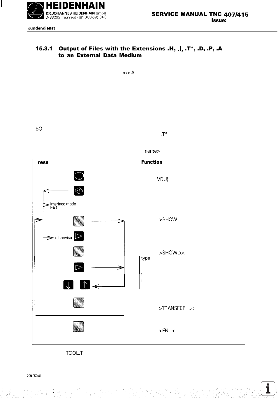 Heidenhain | HEIDENHAIN TNC 407 (243 020) Service Manual User Manual | Page 78 / 195