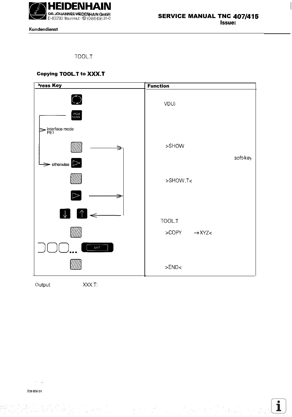 HEIDENHAIN TNC 407 (243 020) Service Manual User Manual | Page 79 / 195