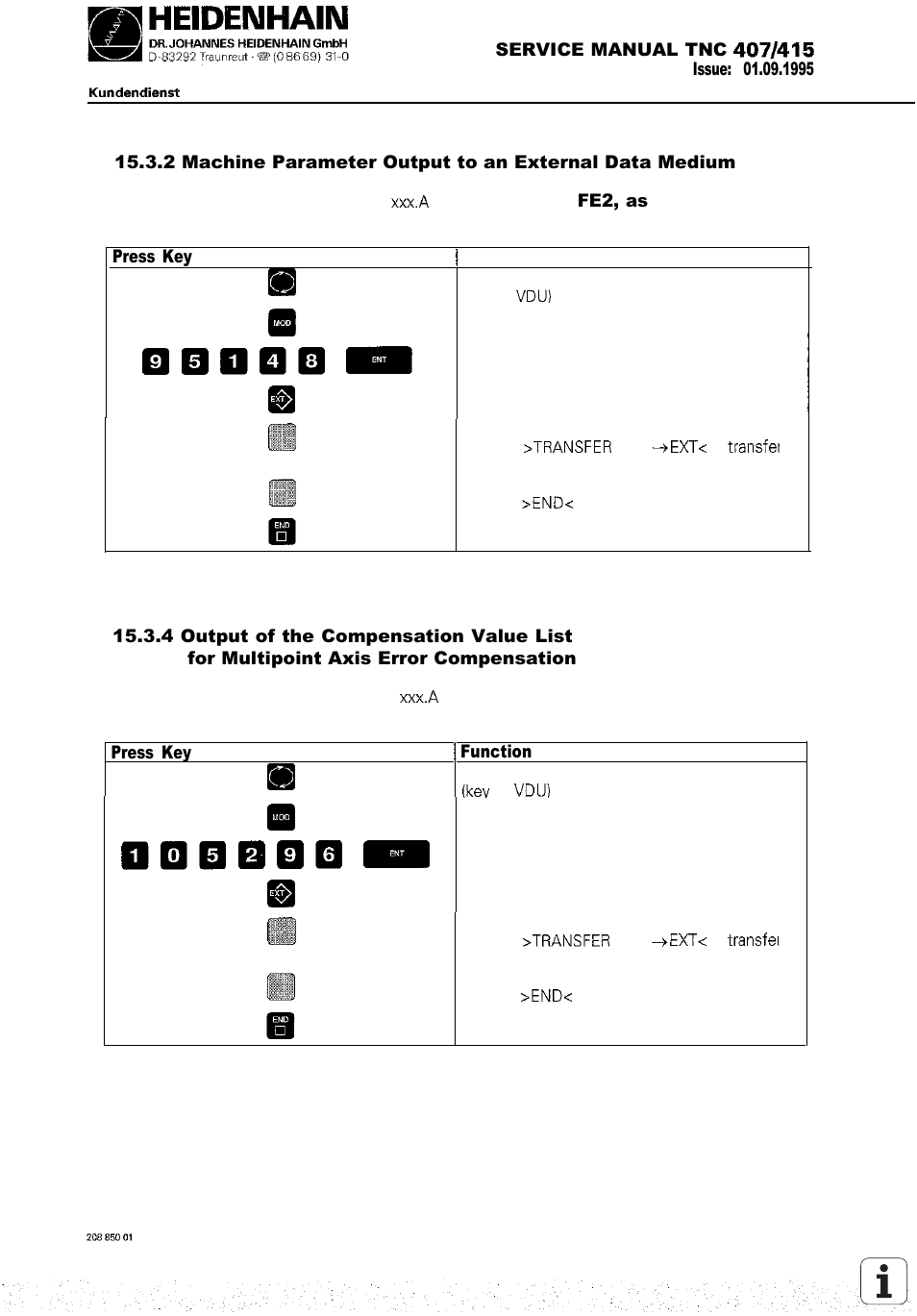 HEIDENHAIN TNC 407 (243 020) Service Manual User Manual | Page 80 / 195