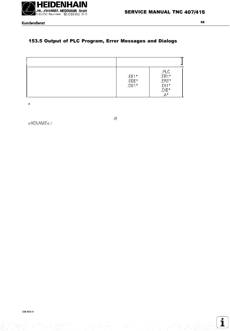 HEIDENHAIN TNC 407 (243 020) Service Manual User Manual | Page 81 / 195