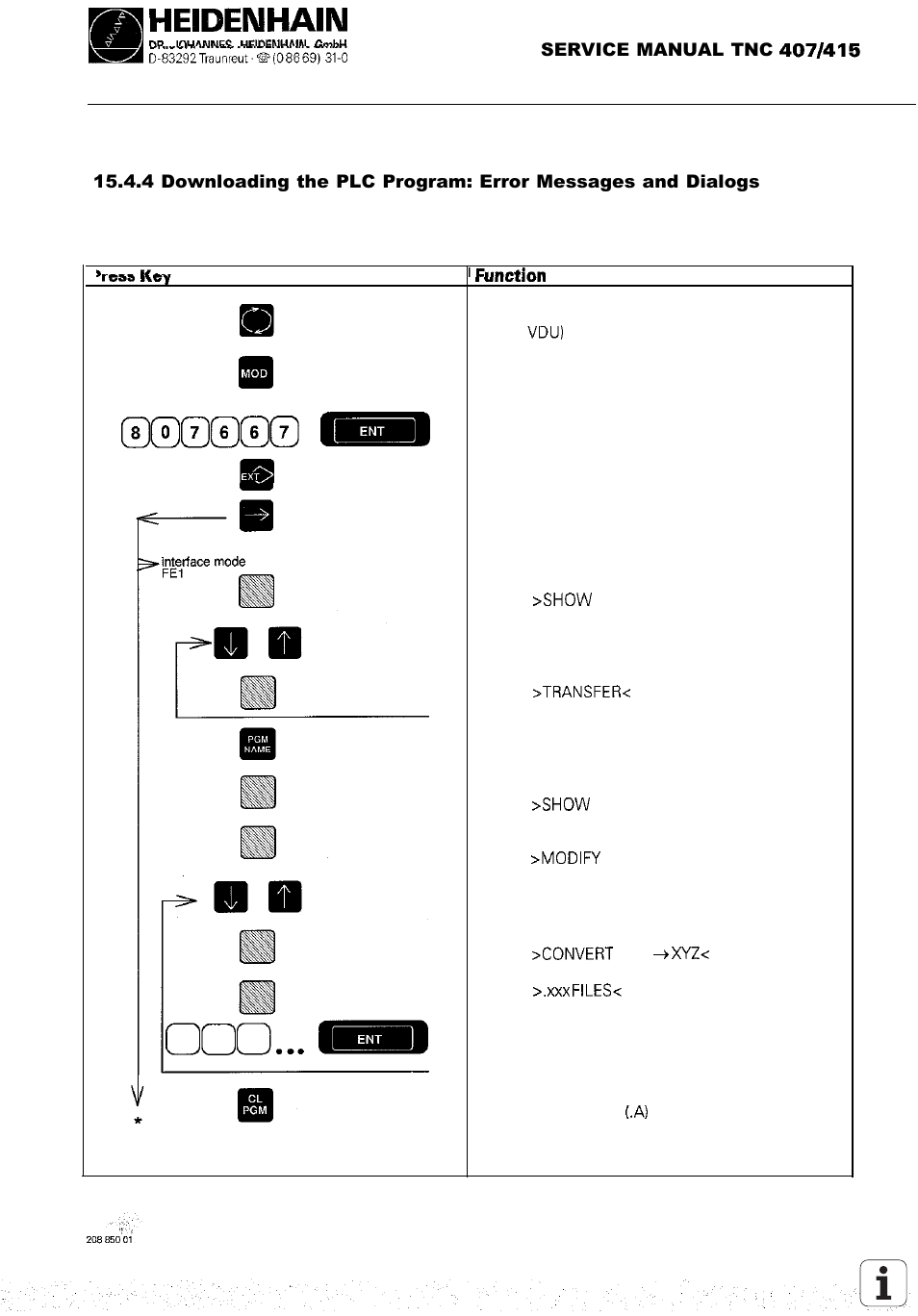 HEIDENHAIN TNC 407 (243 020) Service Manual User Manual | Page 88 / 195