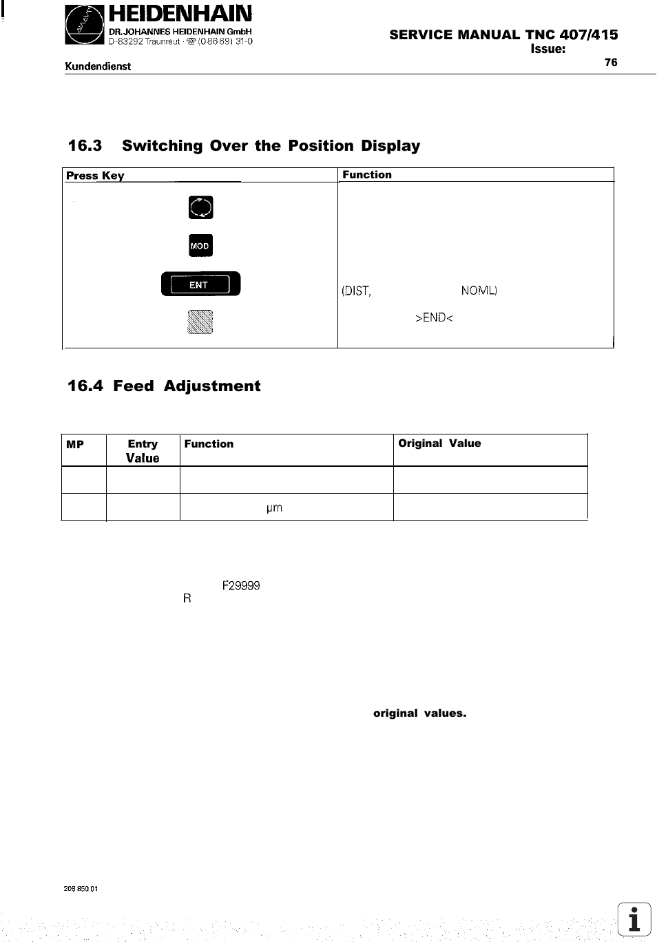 Sec. 16.3) | HEIDENHAIN TNC 407 (243 020) Service Manual User Manual | Page 92 / 195