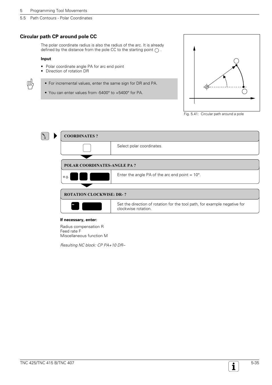 HEIDENHAIN TNC 407 (280 580) User Manual User Manual | Page 134 / 376