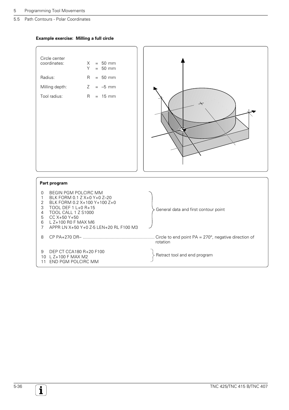 Yx z cc | HEIDENHAIN TNC 407 (280 580) User Manual User Manual | Page 135 / 376