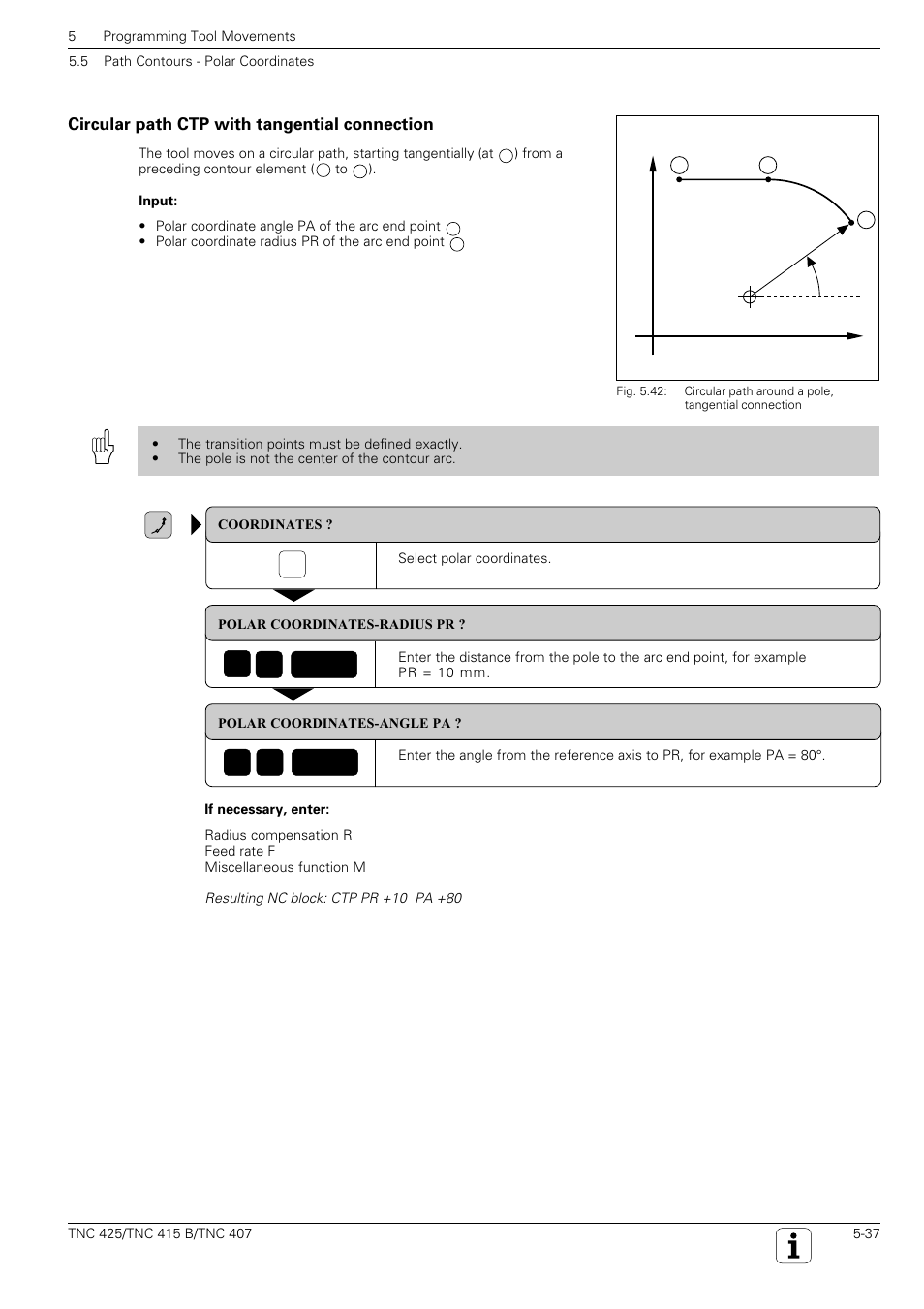P0 1 8 | HEIDENHAIN TNC 407 (280 580) User Manual User Manual | Page 136 / 376