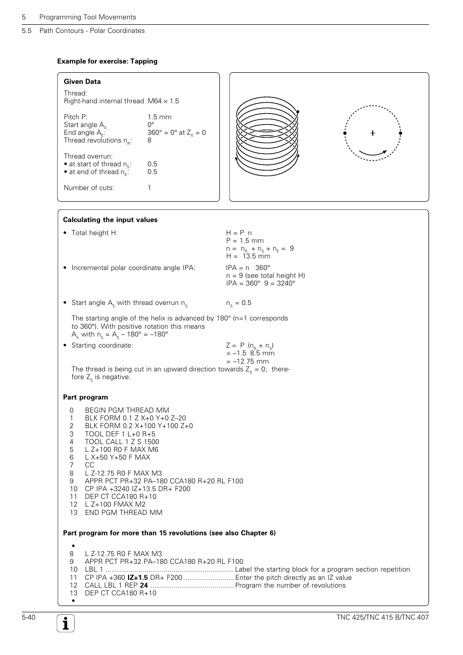 HEIDENHAIN TNC 407 (280 580) User Manual User Manual | Page 139 / 376